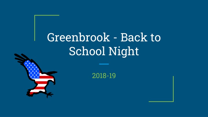 greenbrook back to school night
