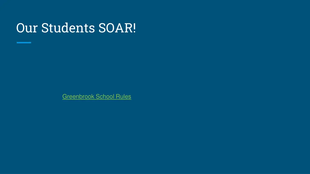 our students soar