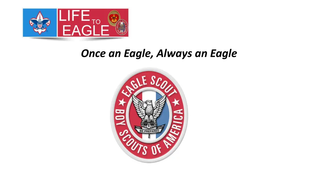 once an eagle always an eagle