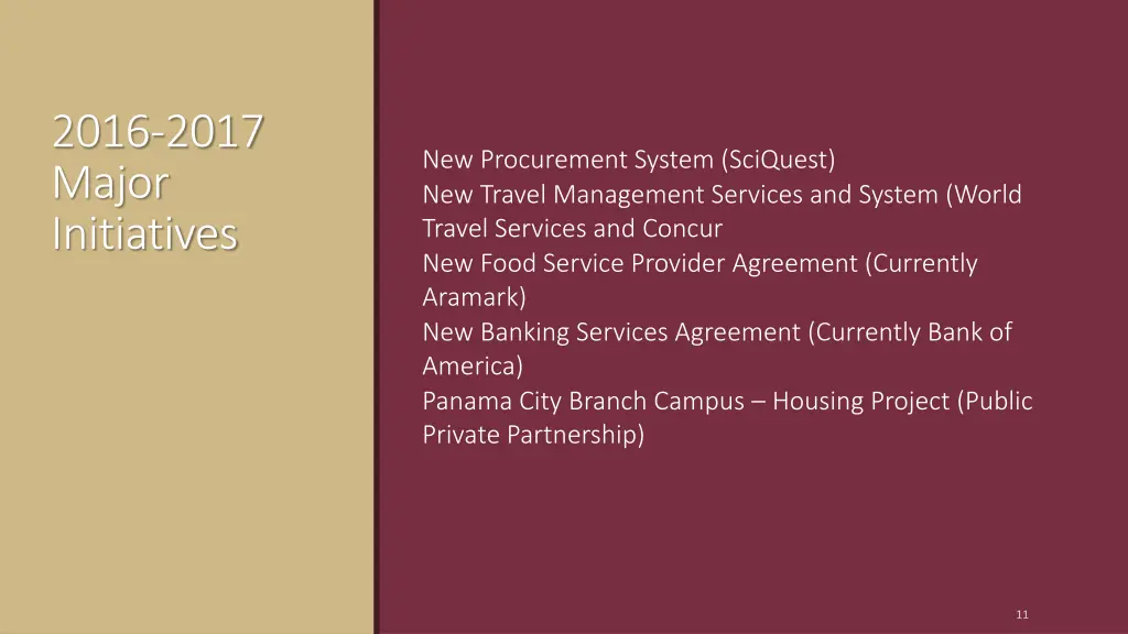 2016 2017 major initiatives 1