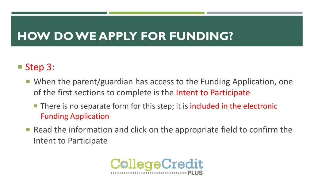 how do we apply for funding 2