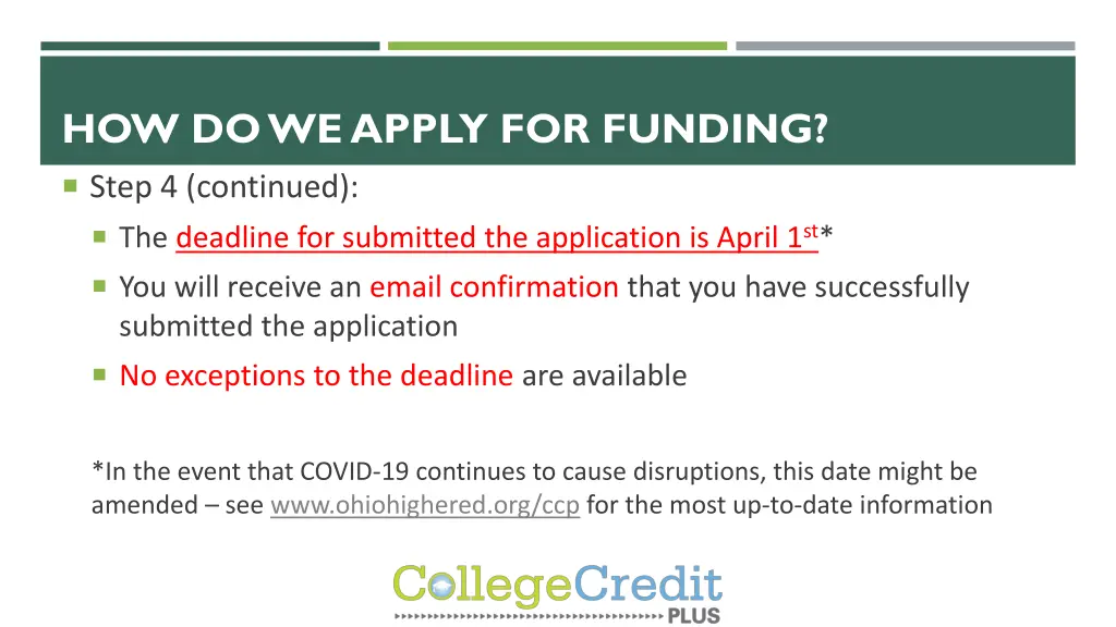 how do we apply for funding 4