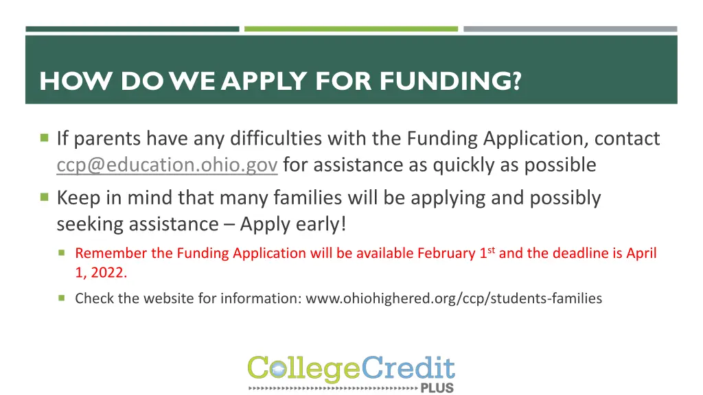 how do we apply for funding 5