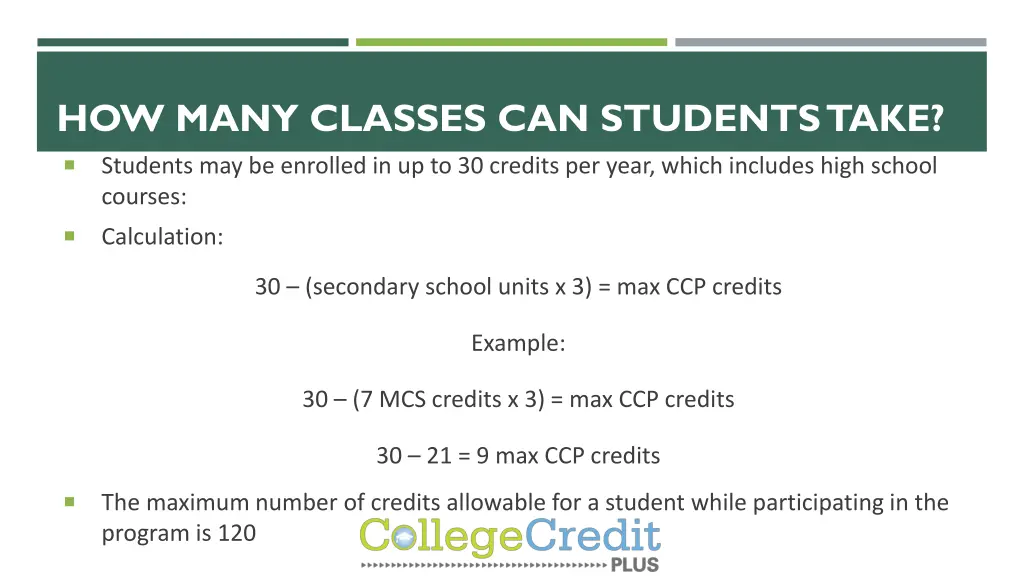 how many classes can students take
