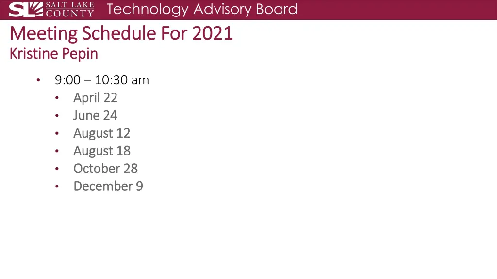technology advisory board 11