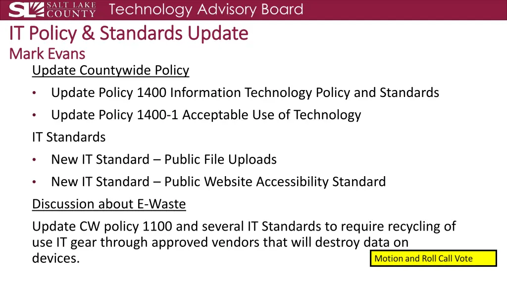 technology advisory board 8