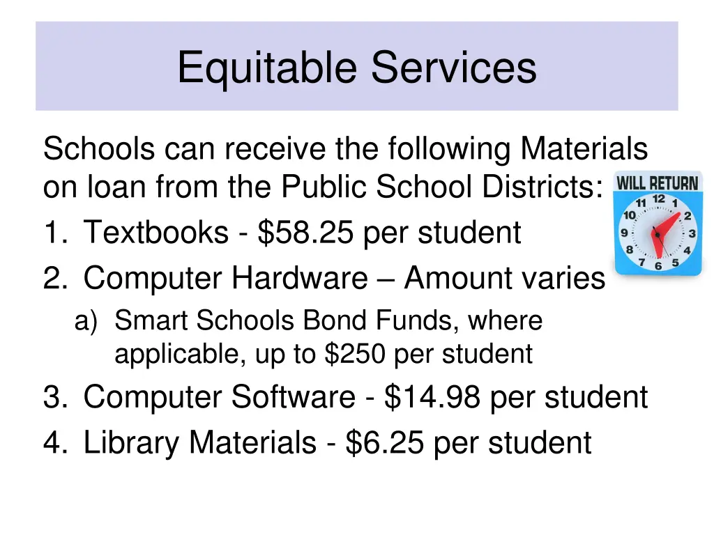 equitable services