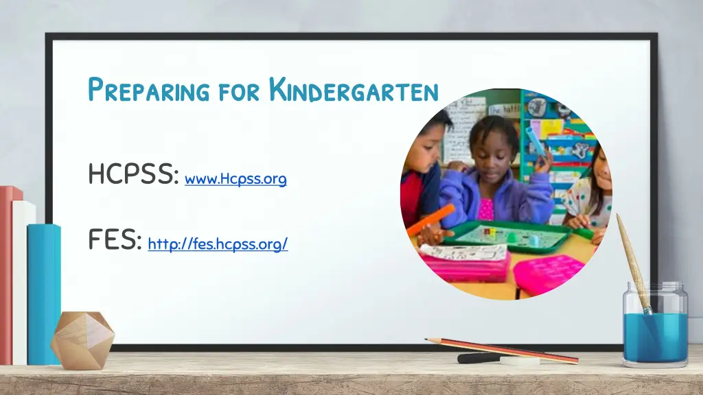 preparing for kindergarten preparing