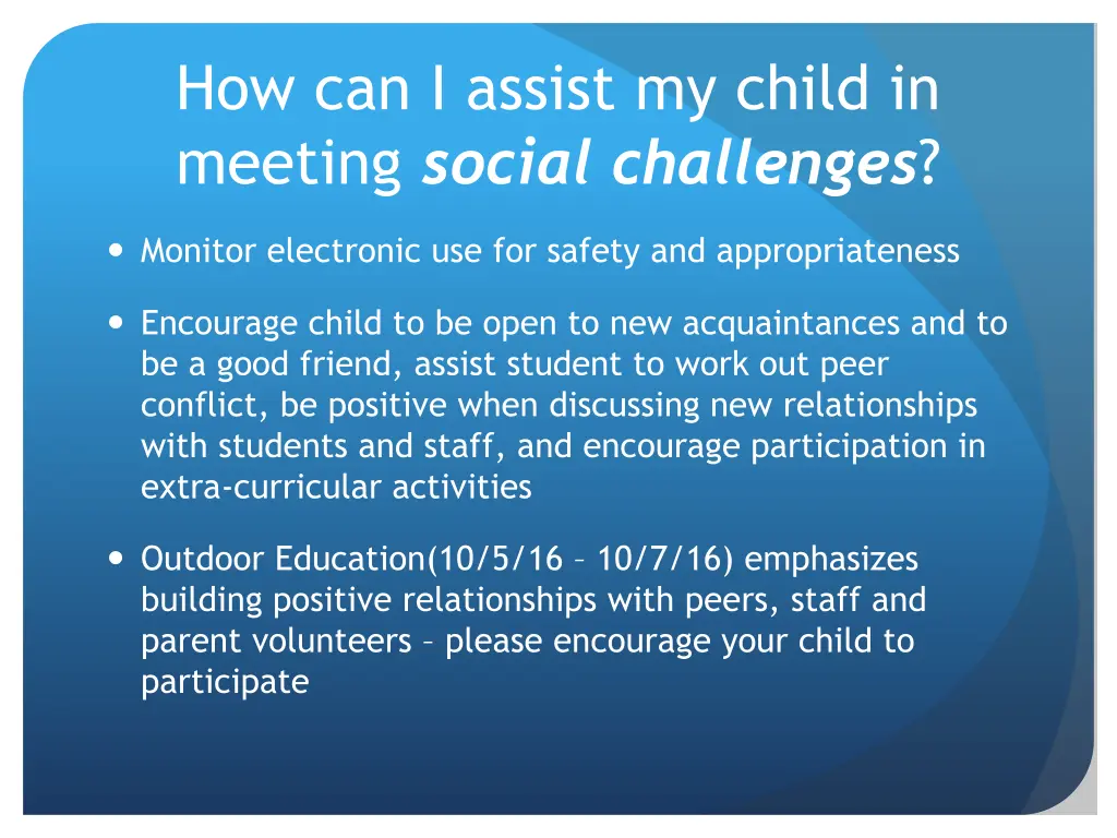 how can i assist my child in meeting social