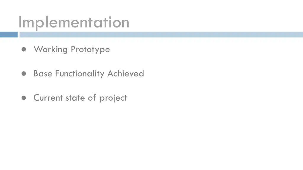 implementation 2
