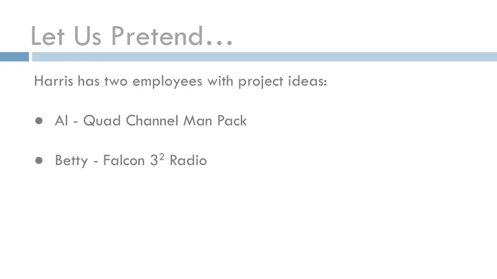 let us pretend