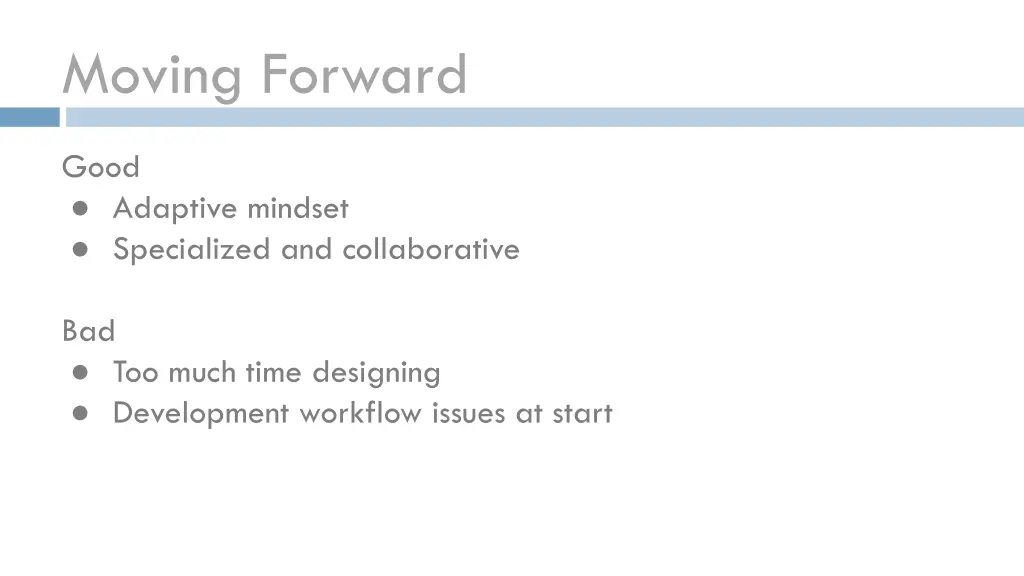 moving forward 1