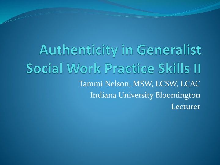tammi nelson msw lcsw lcac indiana university