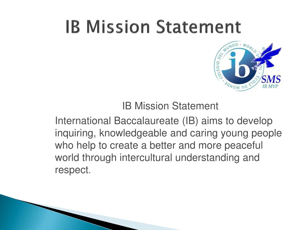 ib mission statement