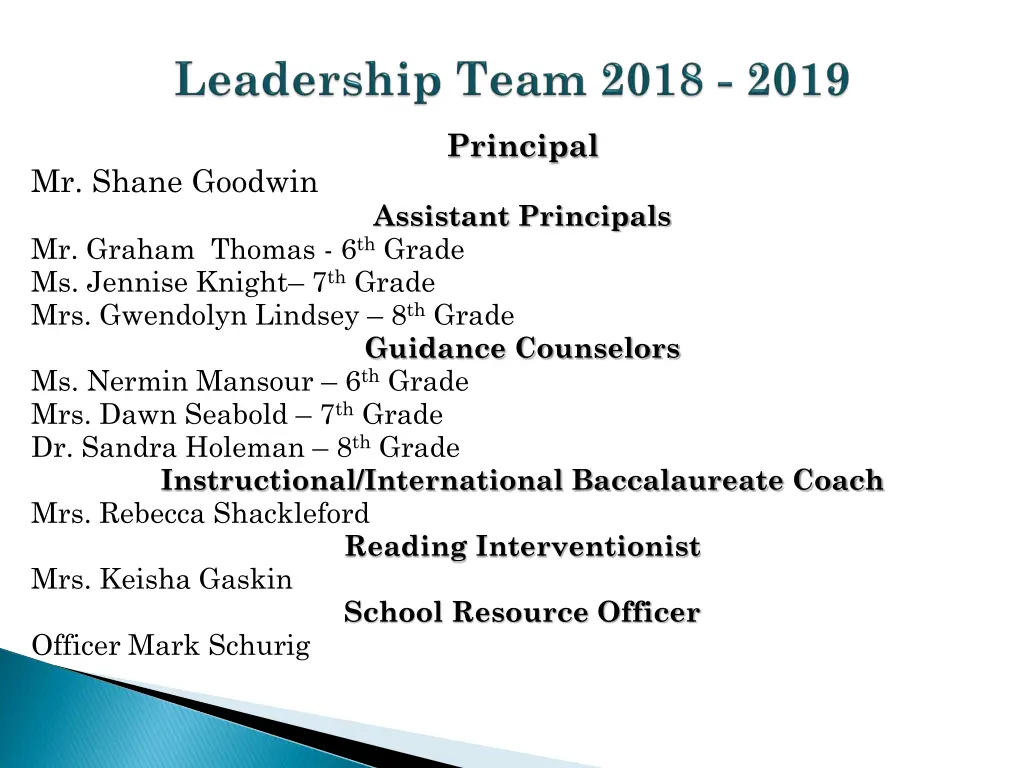 principal
