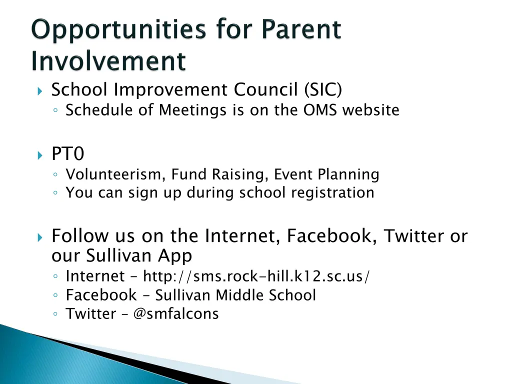 school improvement council sic schedule