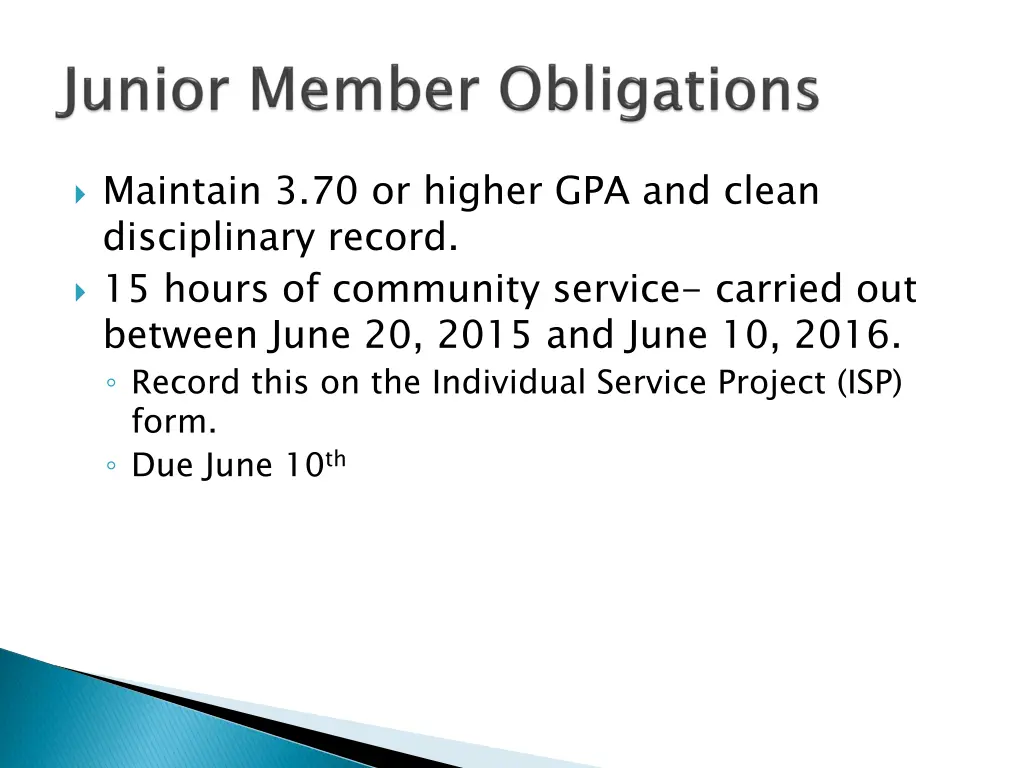 maintain 3 70 or higher gpa and clean