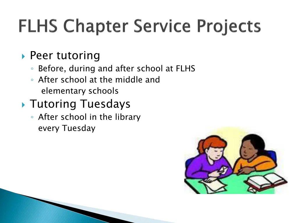 peer tutoring before during and after school