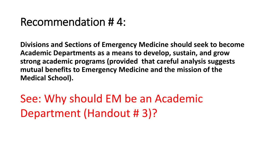 recommendation 4 recommendation 4