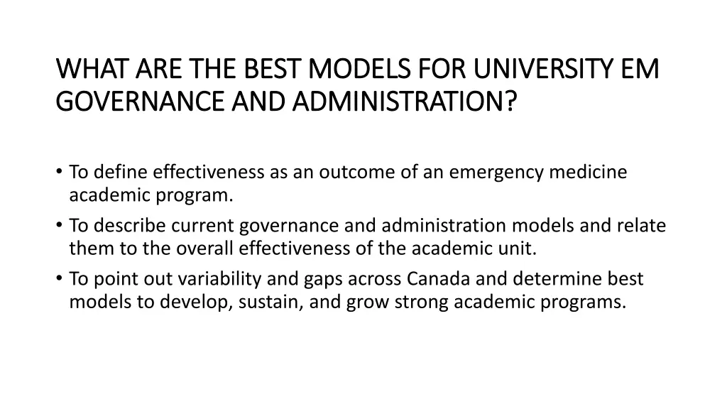 what are the best models for university em what