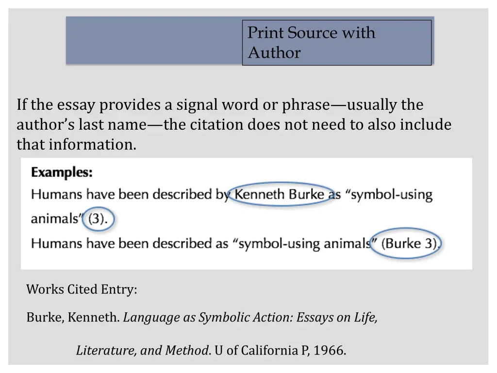 print source with author