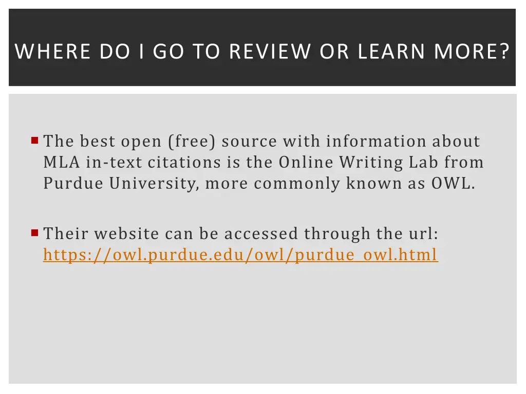 where do i go to review or learn more