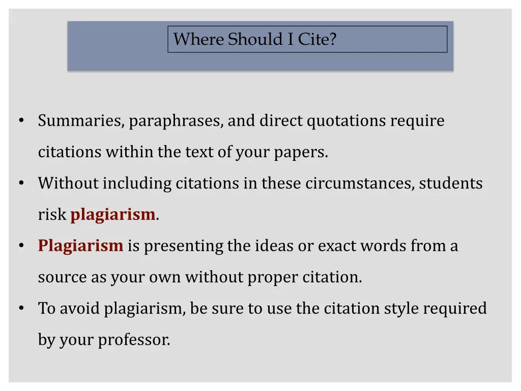 where should i cite