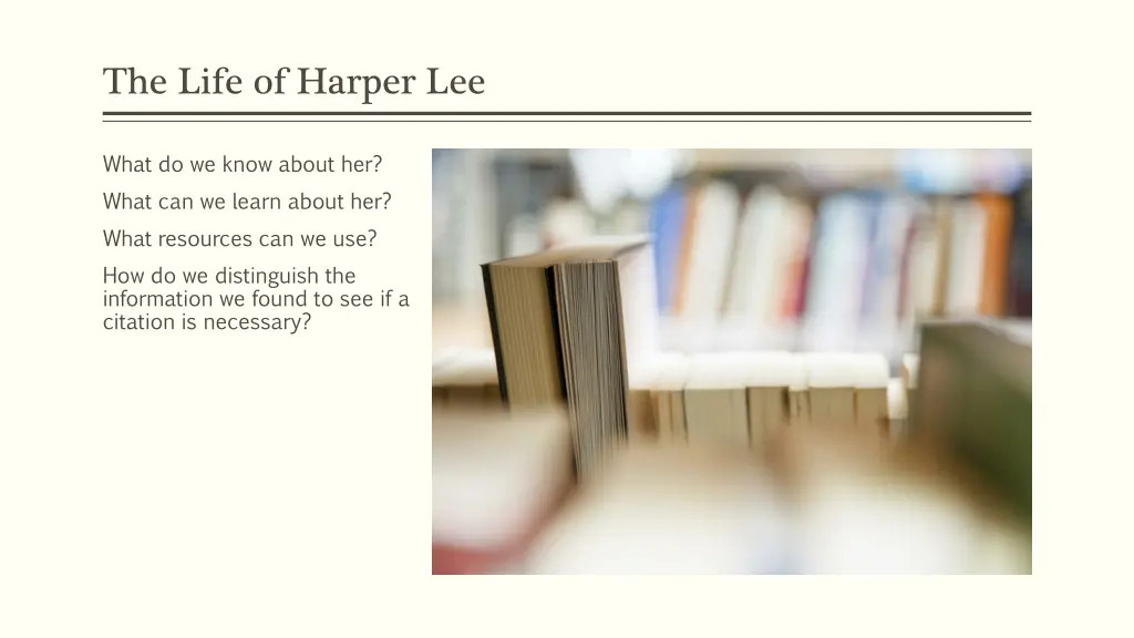 the life of harper lee
