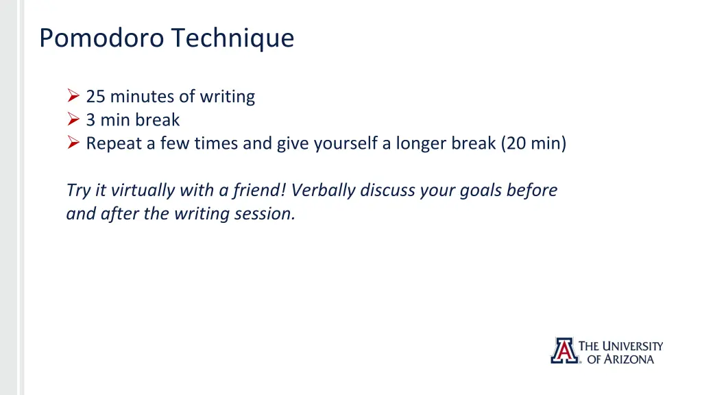pomodoro technique