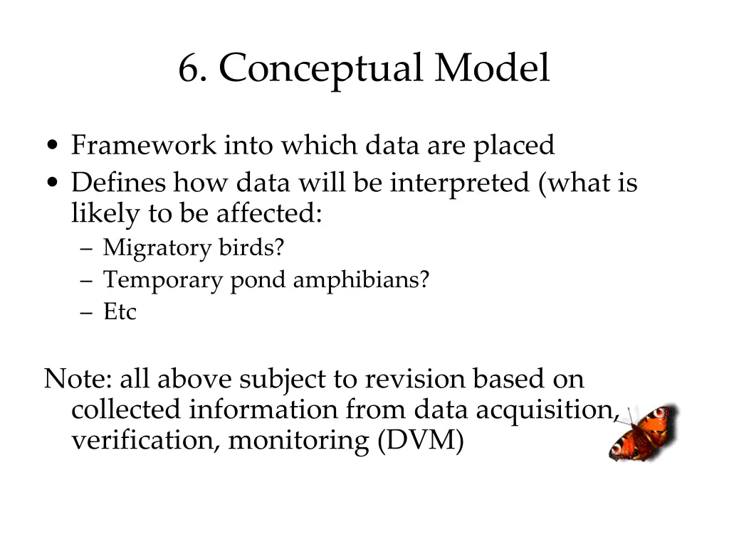 6 conceptual model