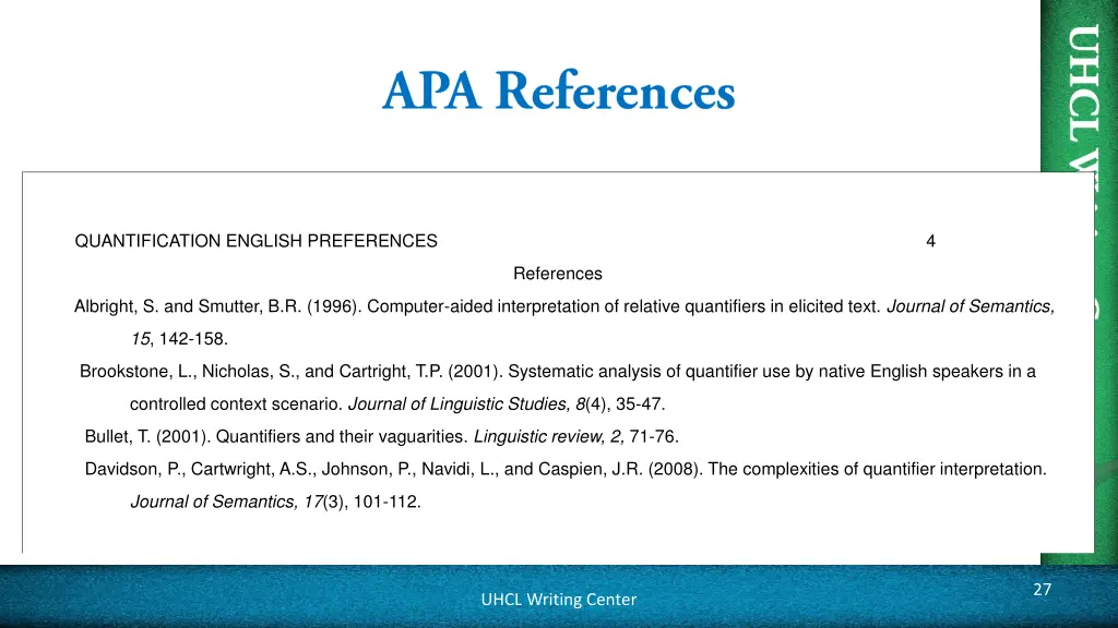 quantification english preferences 2