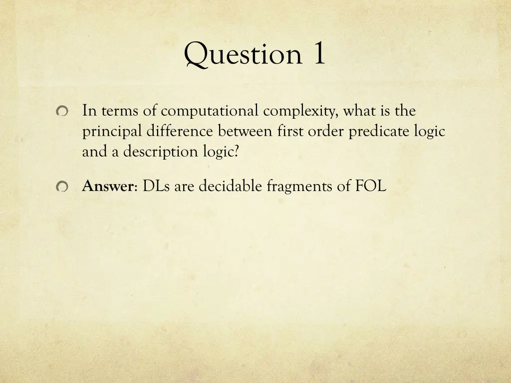 question 1