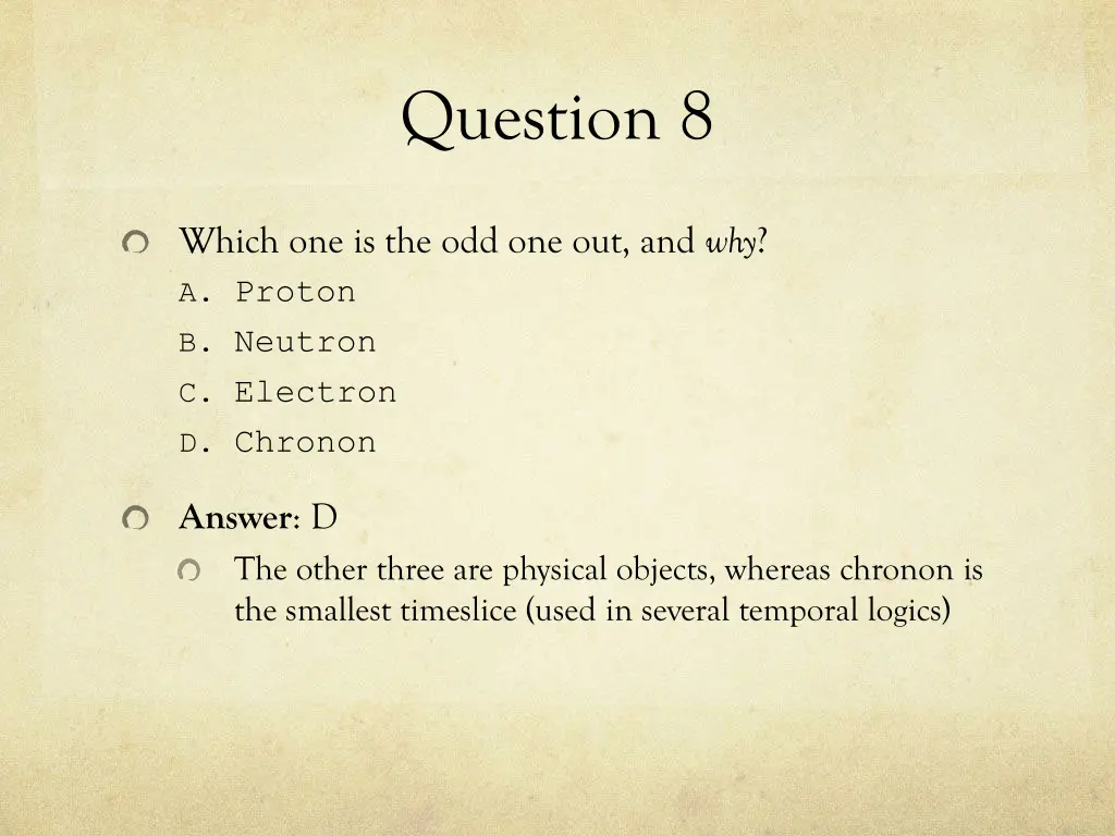 question 8