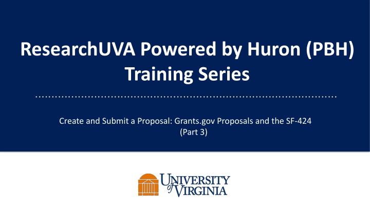 researchuva powered by huron pbh training series