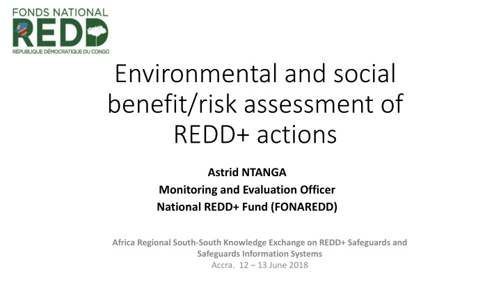 environmental and social benefit risk assessment