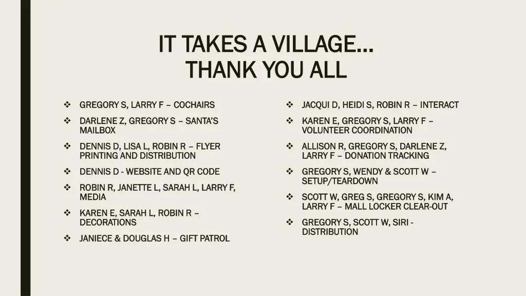 it takes a village it takes a village thank