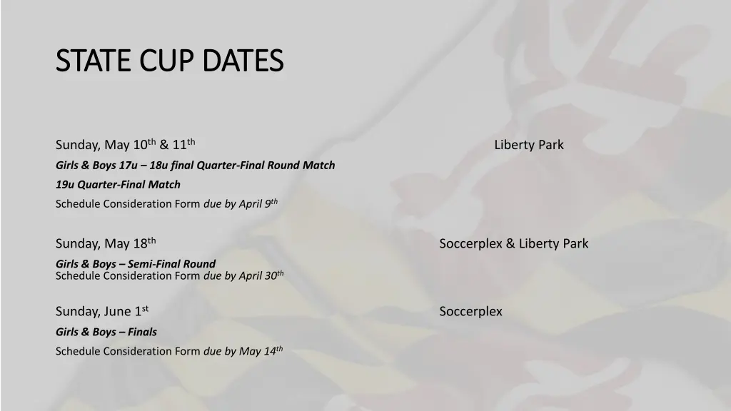 state cup dates state cup dates 2