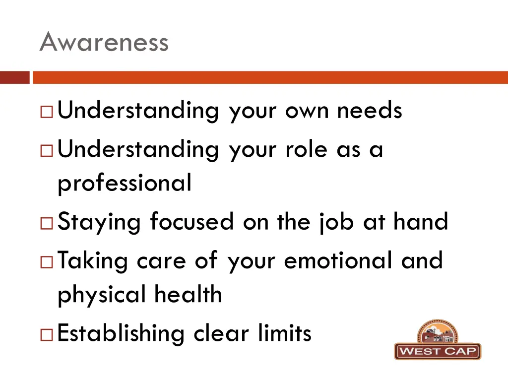 awareness