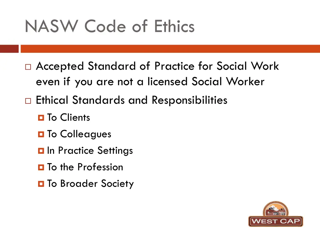 nasw code of ethics