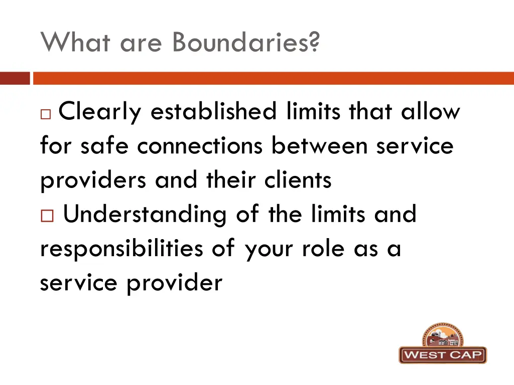 what are boundaries