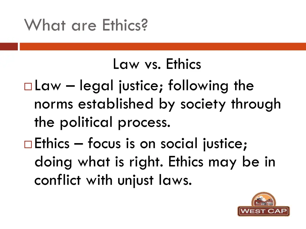 what are ethics