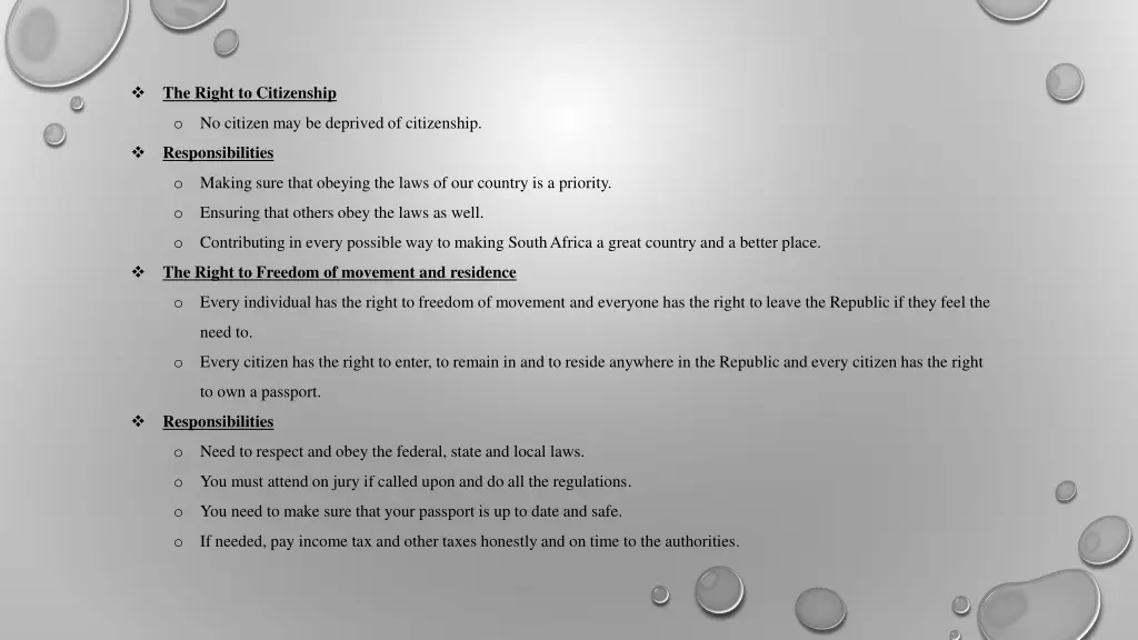 the right to citizenship