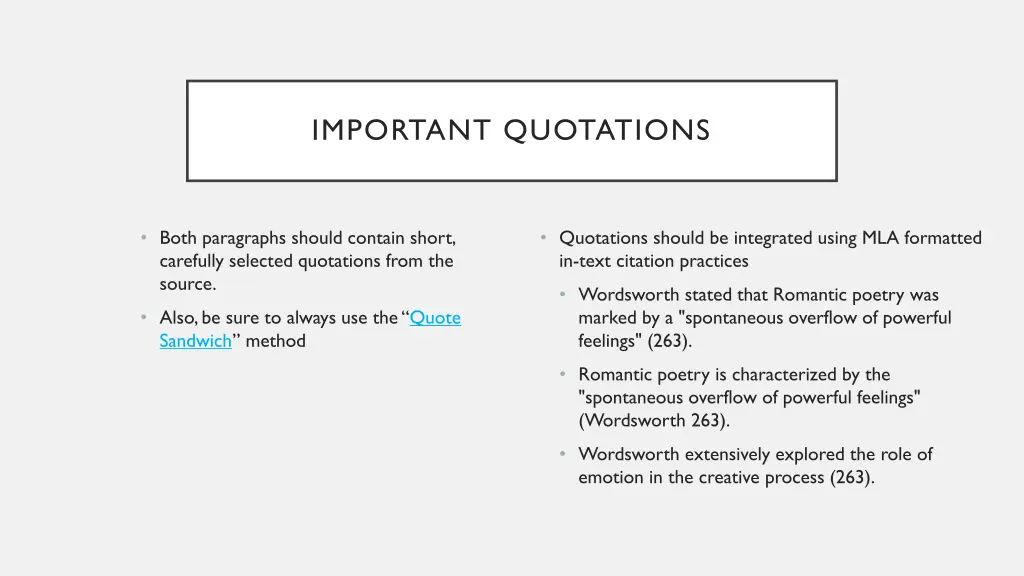 important quotations