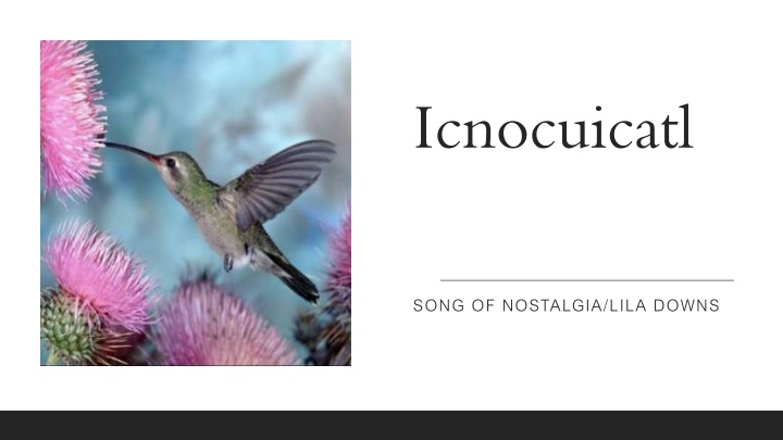 icnocuicatl