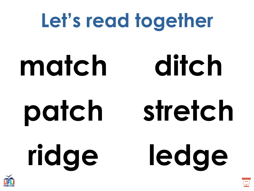 match patch ridge