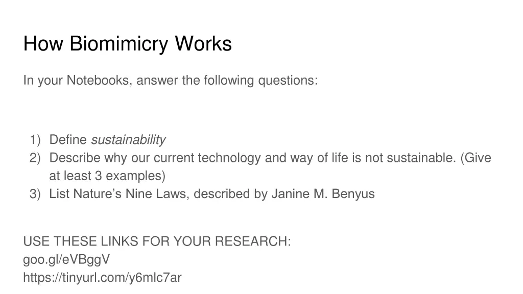 how biomimicry works