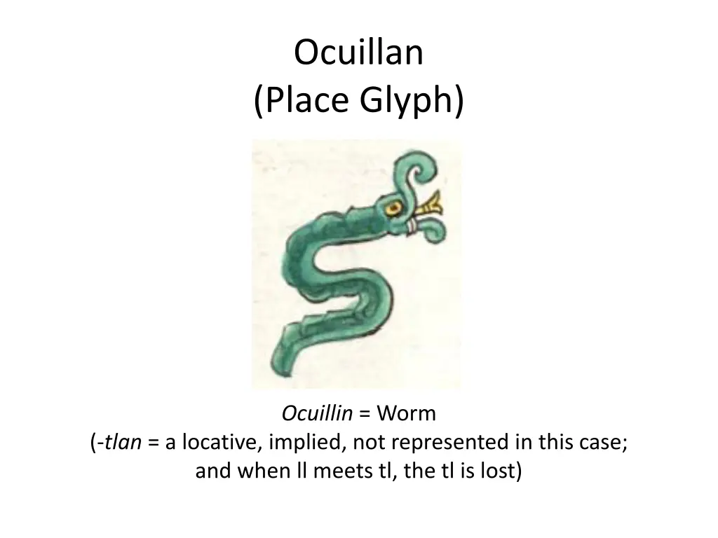 ocuillan place glyph