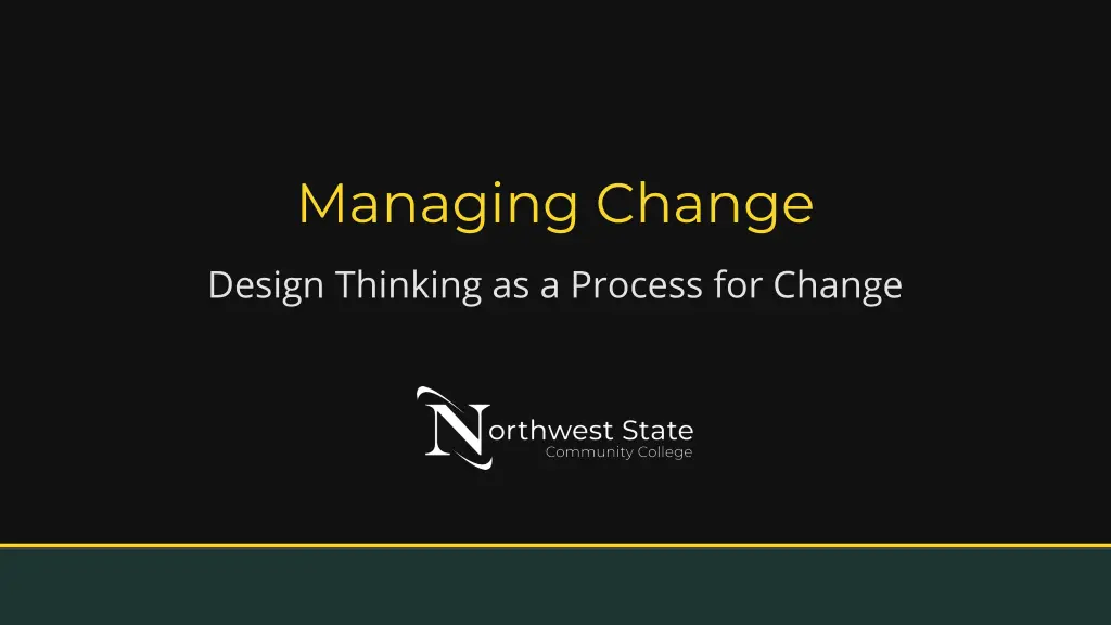 managing change 1