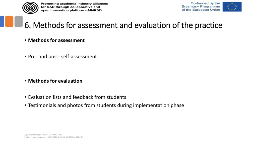 6 6 methods for assessment and evaluation