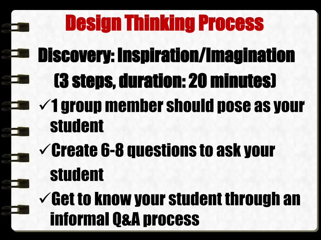 design thinking process design thinking process 1